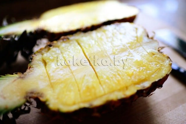 Cалат с ананасом Cалат с ананасом