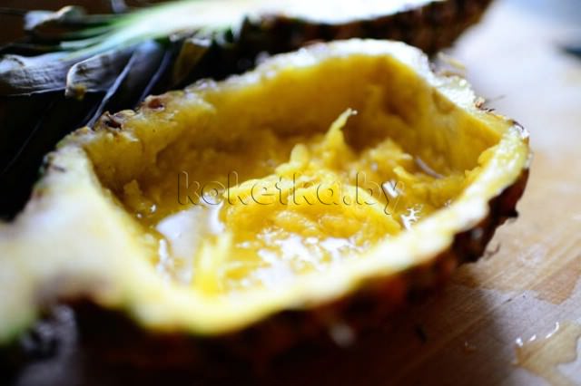 Cалат с ананасом Cалат с ананасом