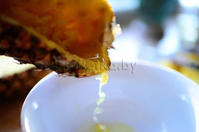 Cалат с ананасом Cалат с ананасом