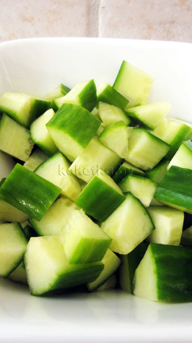 Салат из тофу и манго Салат из тофу и манго