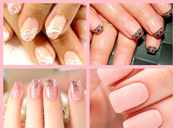 Кружевной маникюр мода 2016