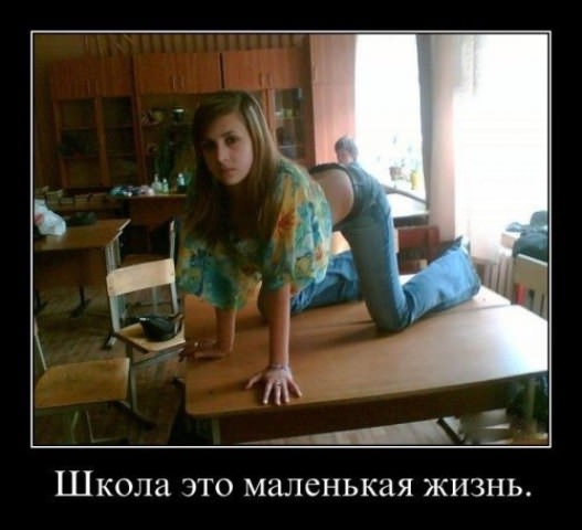 Демотиваторы про школу