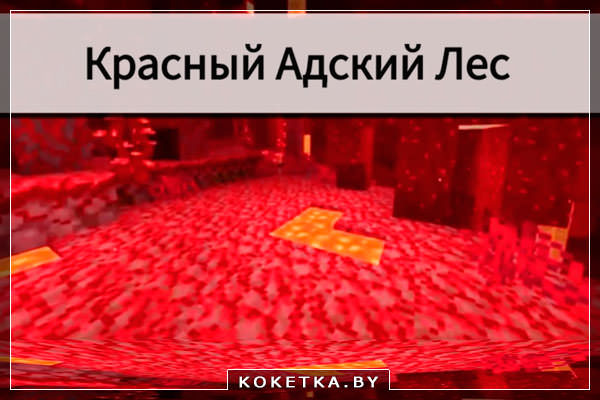 Скачать Minecraft Java 1.16.3 Бесплатно на ПК красный адский лес
