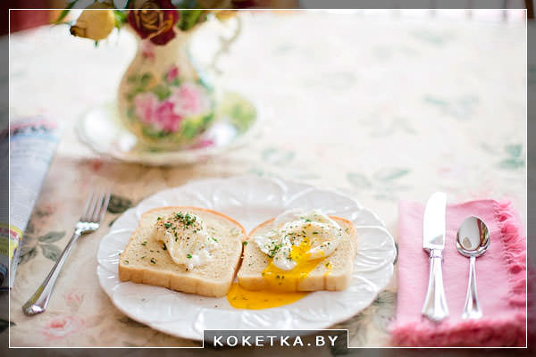 завтрак беременной девушки