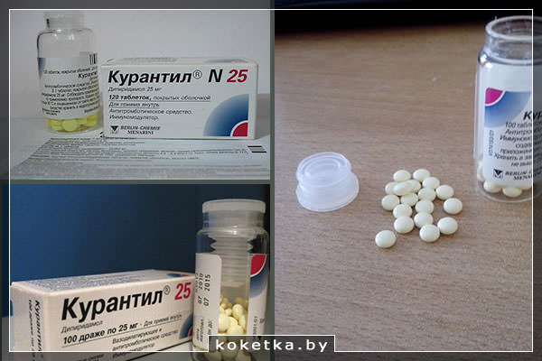 Приём препарата курантил при беременности