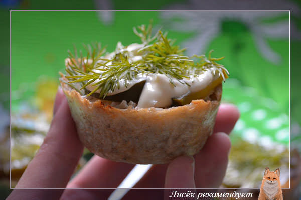 Праздничные картофельные корзиночки с начинкой: пошаговый фото-рецепт