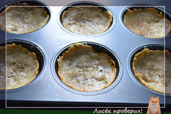 Только что запечённая картофельная масса