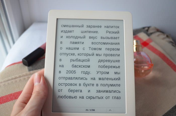 Страница из книги "Девушка в поезде", fb2