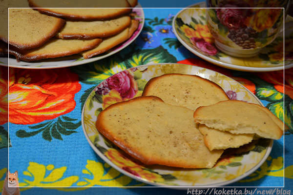 Яблочное печенье готово