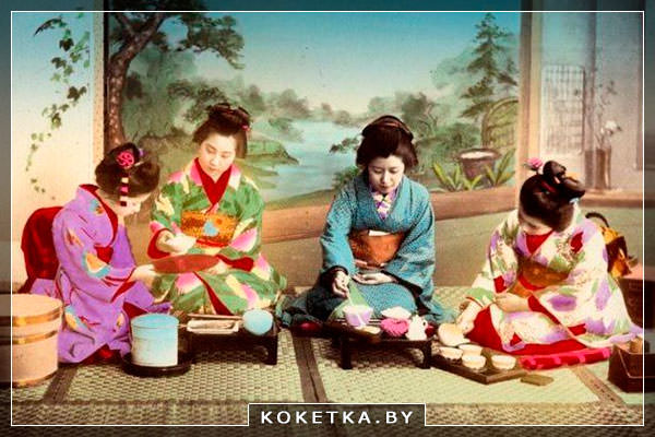 Китайское (японское) чаепитие пить чай сидя на полу