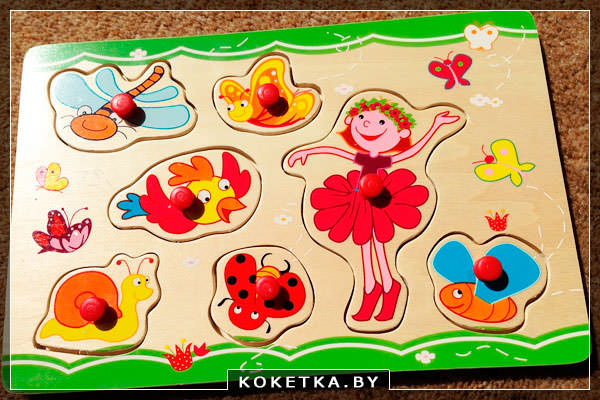 Деревянная игра для ребенка
