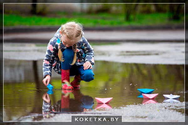Запустить кораблики в местной луже