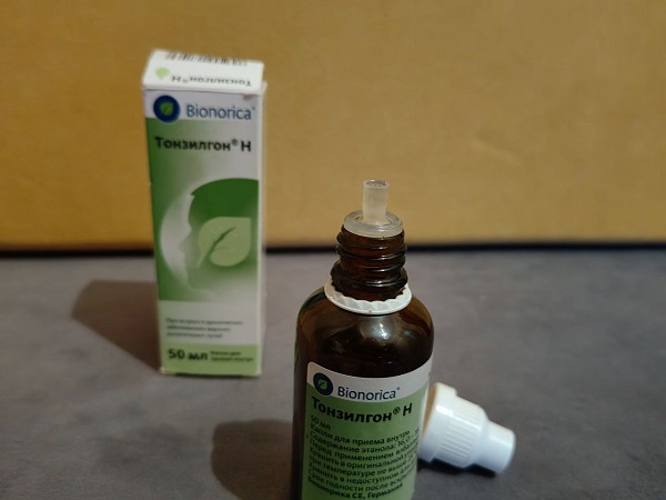 Капли Тонзилгон когда болит горло