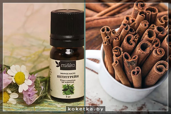 Корица и петитгрейн