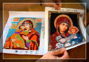 Алмазная живопись икон