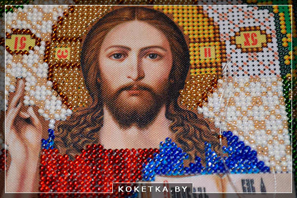 Мастер - класс по вышивке иконы бисером