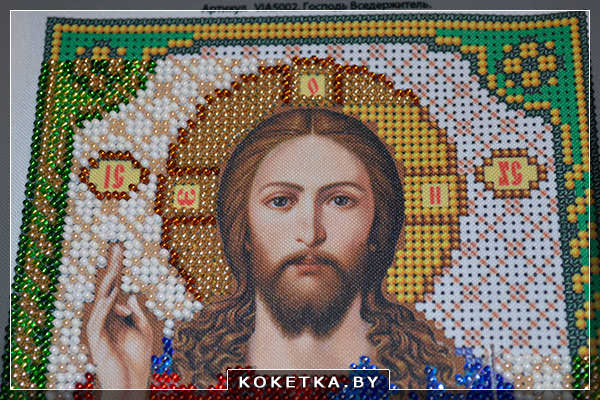 Мастер - класс по вышивке иконы бисером