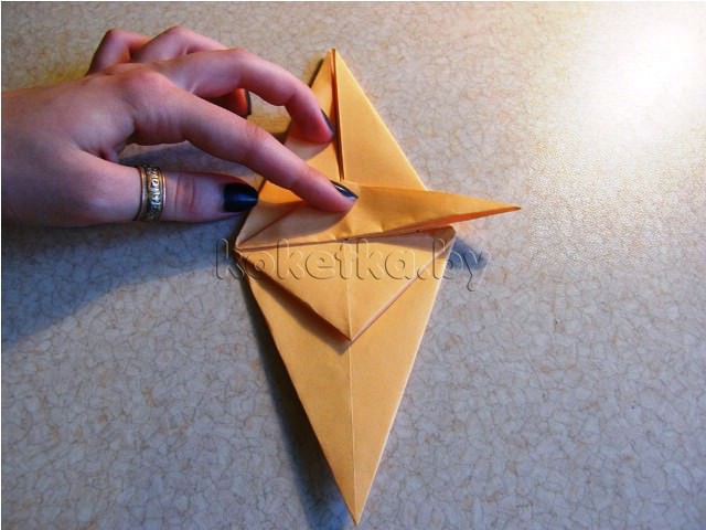 Как сделать журавлика из бумаги? Мастер класс
