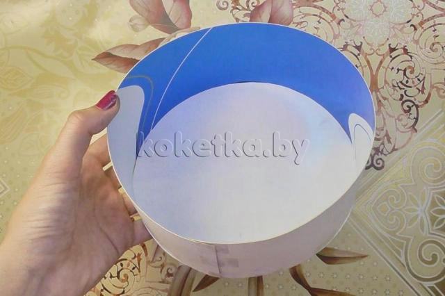 Получается такая заготовка для шкатулки