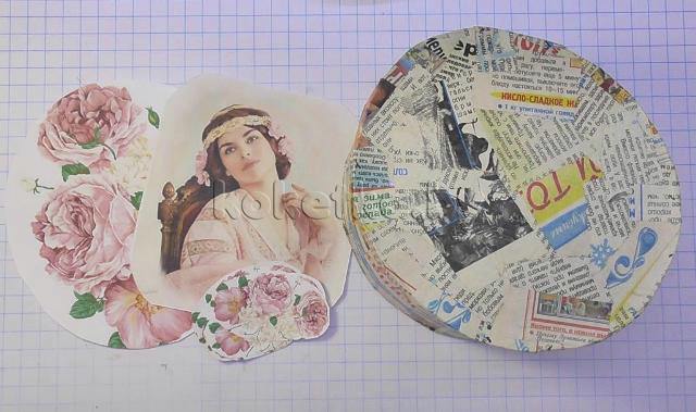 Рисунки для шкатулки из бумаги 