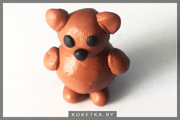 Мастер-класс по изготовлению пластилиновой фигурки "Медвежонок"