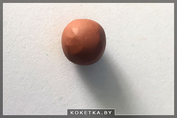 Мастер-класс по изготовлению пластилиновой фигурки "Медвежонок"