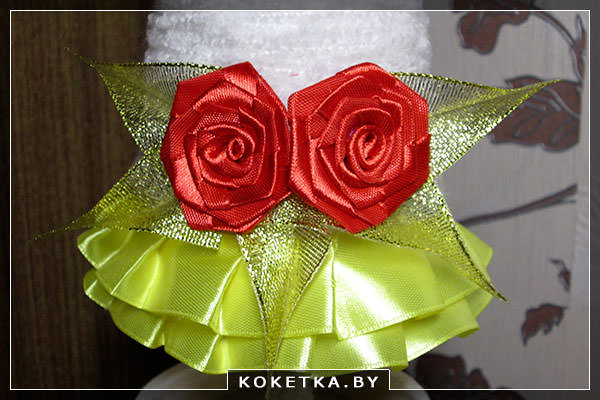 Новогодний мастер класс - Белая ёлочка