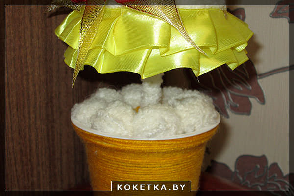 Новогодний мастер класс - Белая ёлочка