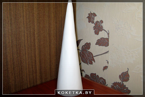 Новогодний мастер класс - Белая ёлочка