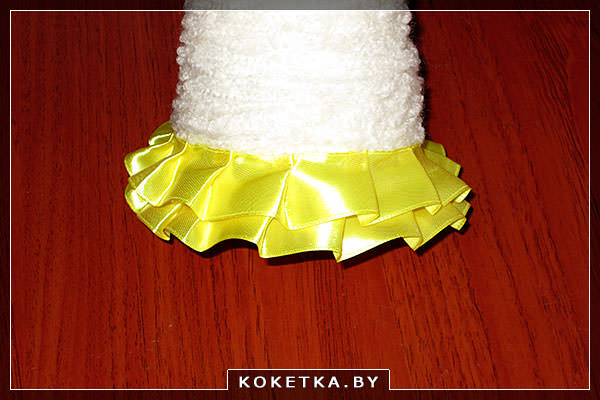 Новогодний мастер класс - Белая ёлочка