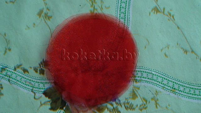 Цветок из банта. Мастер класс