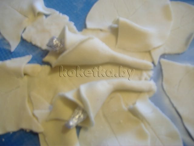 мастер класс картина каллы из соленого теста