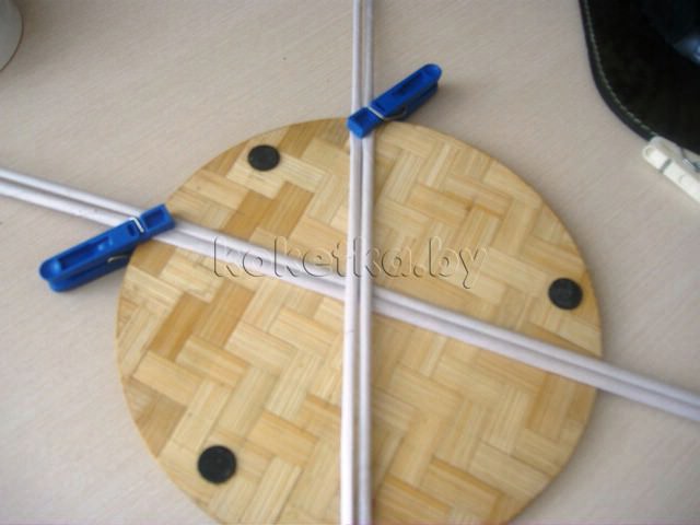 Плетение шляпы из газетных трубочек. Мастер класс