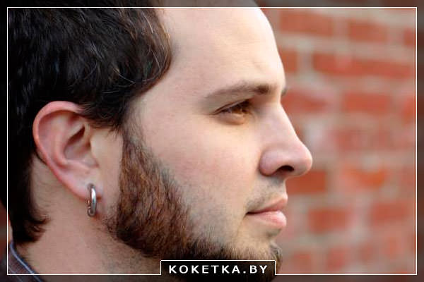 Серьги мужские подчеркивают индивидуальность 