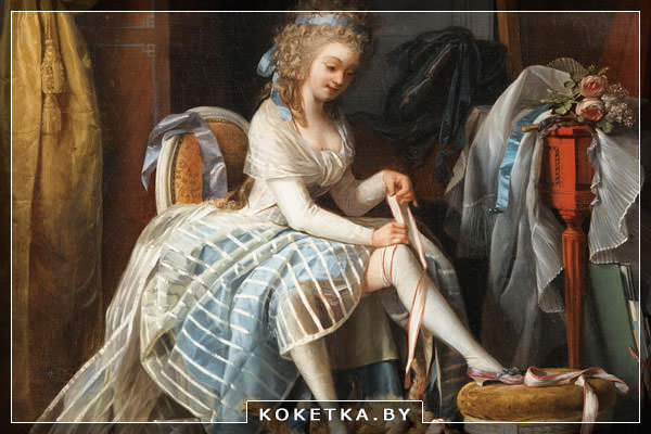 женские колготы в XIX веке