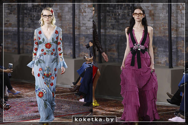 «Gucci» и вечерние платья 2016