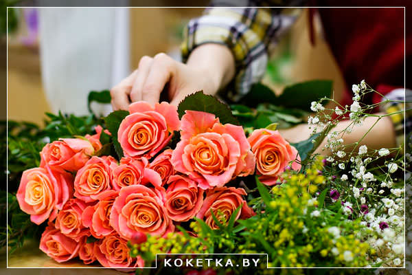 Доставка роз для девушки