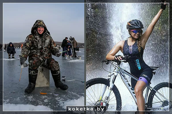 Рыбалка и езда на велосипеде