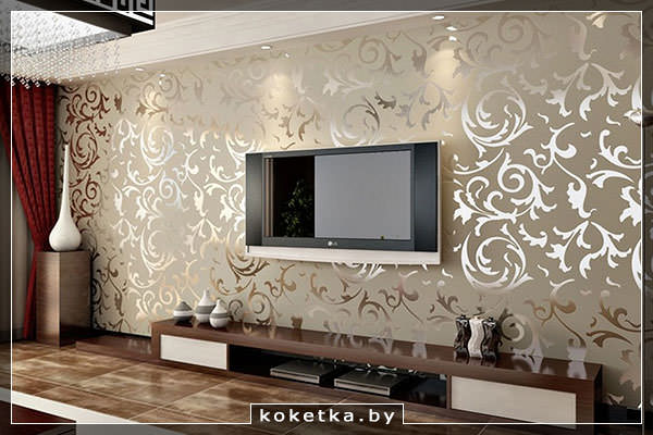 Шелкография на обоях