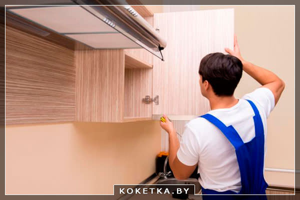 Пример модульной кухни сборка
