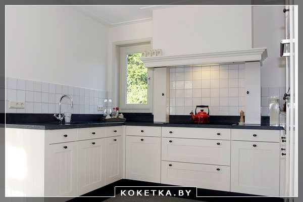 Керамический фартук на кухне