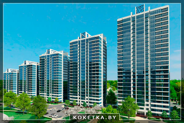 "Эмиратс Люкс" является составной частью крупного ЖК "Минск Мир"