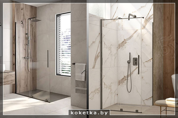 Роскошные душевые стенки Душевые стенки