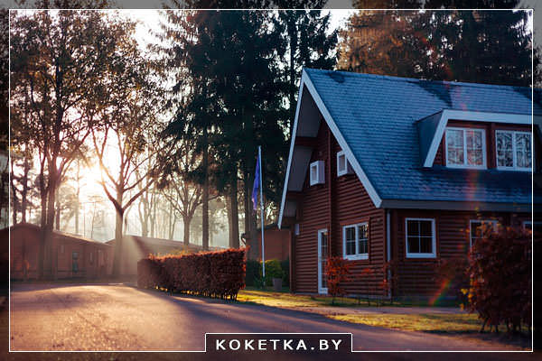 Красивый экологический дом из бруса