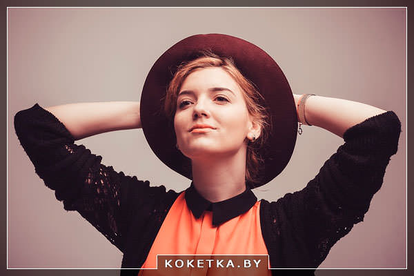 модная девушка