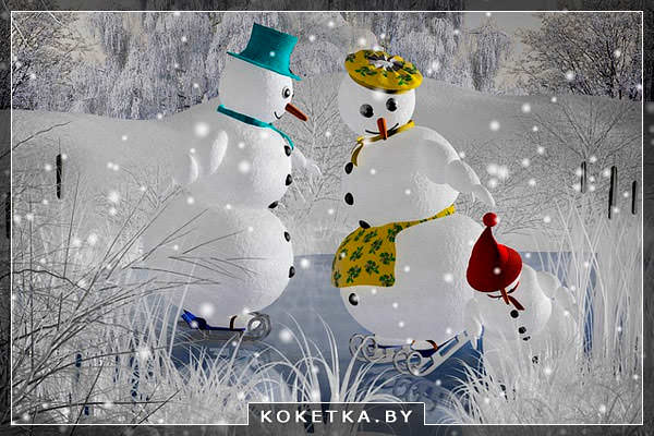 Новый год 2017 снеговики