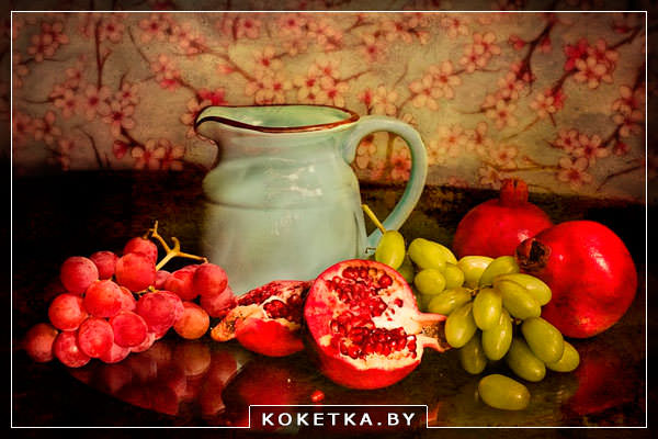 Цветы и фрукты