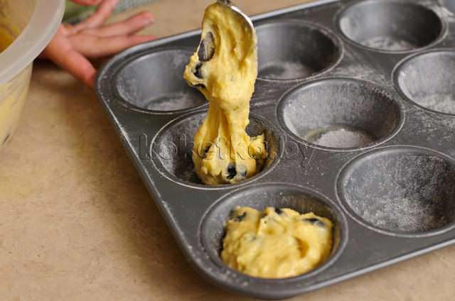 Черничный кекс