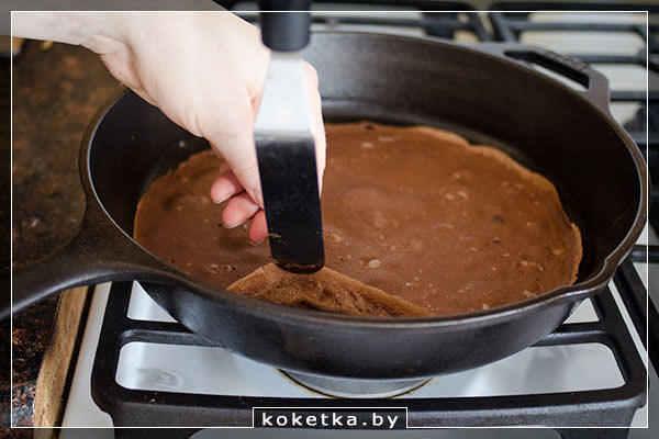 Обжарить с двух сторон