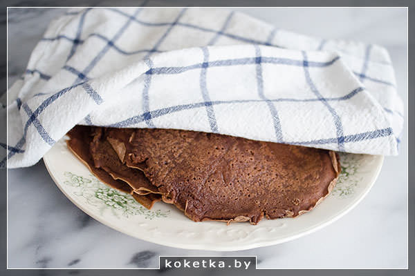 Блинчики на тарелке 